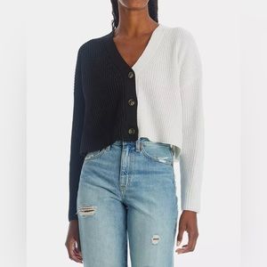 NWOT Steve Maddon Paxton L oversized crop cardigan
